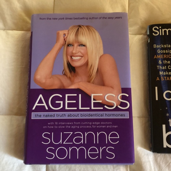 2 Books Suzanne Somers AGELESS Simon Cowell IDOL - Picture 2 of 7